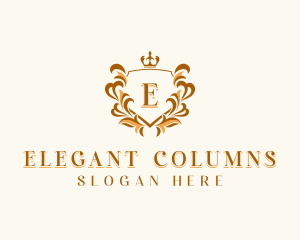 Elegant Regal Shield logo design