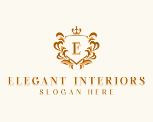 Elegant Regal Shield logo design