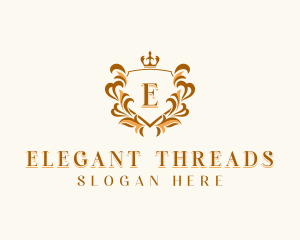 Elegant Regal Shield logo design