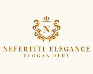 Elegant Regal Shield logo design