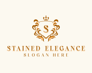 Elegant Regal Shield logo design