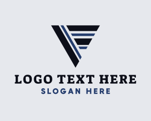 Logistics - Startup Company Letter F logo design