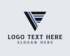 Logistics - Startup Company Letter F logo design