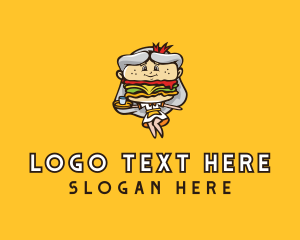 Burger Diner Mascot Logo