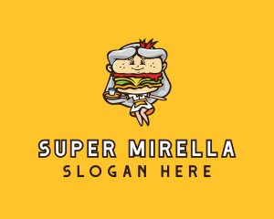Diner - Burger Diner Mascot logo design