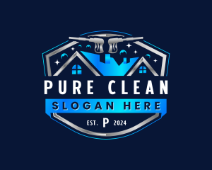 Pressure Washing Janitorial logo design