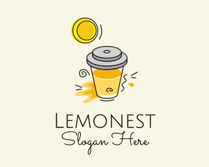 Lemonade - Summer Juice Drink logo design