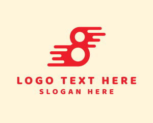 Speed - Speed Delivery Number 8 logo design