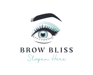 Eye  Makeup  Beauty logo design