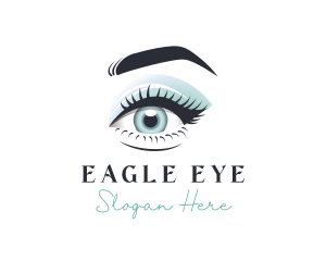 Eye  Makeup  Beauty logo design