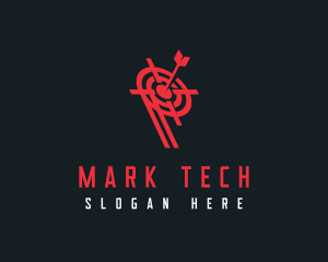 Mark - Archery Sports Target logo design