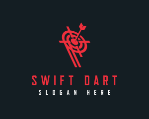 Dart - Archery Sports Target logo design