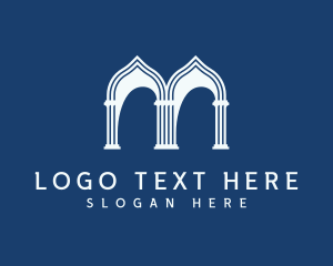 Cultural - Cathedral Window Arch logo design