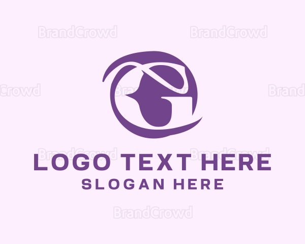 Fancy Purple Letter G Logo