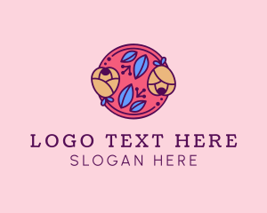 Retail - Circle Flower Leaf logo design