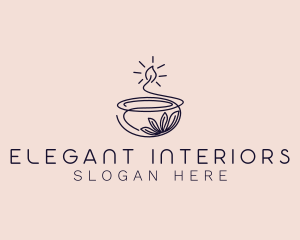 Wellness Candle Spa logo design