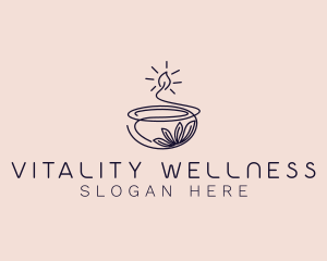 Wellness Candle Spa logo design