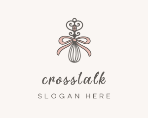 Whisk Ribbon Baking Logo