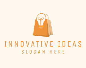 Light Bulb Bag logo design