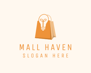 Light Bulb Bag logo design