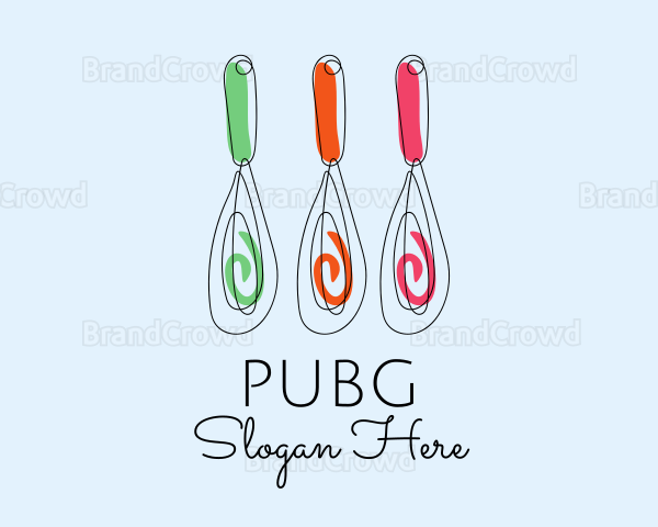 Baking Whisk Culinary Logo