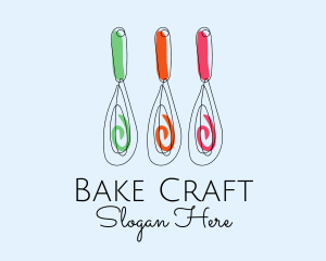 Bakeware - Baking Whisk Culinary logo design