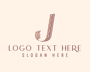 Elegant Ornate Letter J  Logo