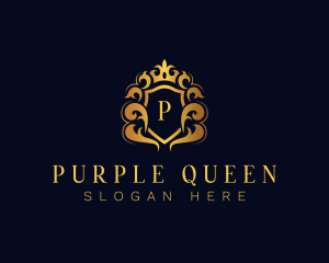 Royal Luxury Crown Shield logo design