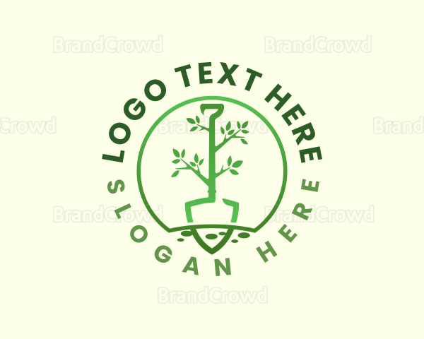 Shovel Tree Farmer Logo