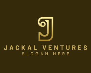 Luxury Premium Letter J logo design