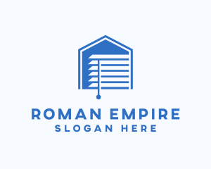 Home Window Roman Shade logo design