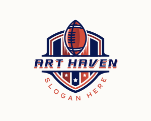 American Football Gridiron logo design