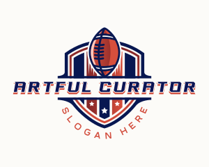 American Football Gridiron logo design