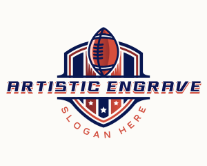 American Football Gridiron logo design