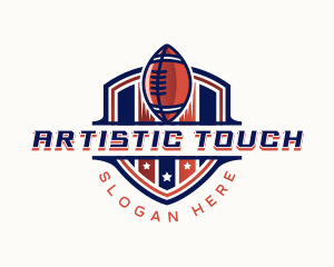 American Football Gridiron logo design