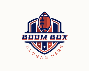 American Football Gridiron logo design