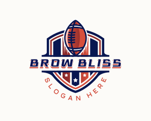 American Football Gridiron logo design