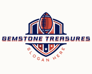 American Football Gridiron logo design