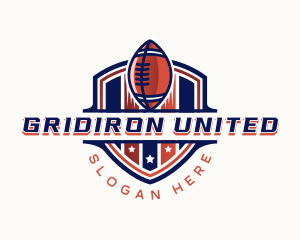 American Football Gridiron logo design