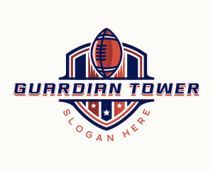 American Football Gridiron logo design