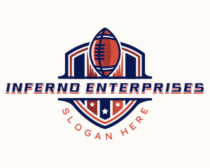 American Football Gridiron logo design