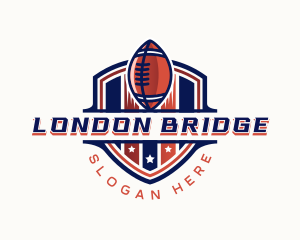 American Football Gridiron logo design