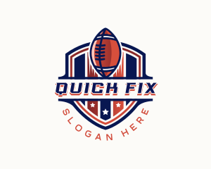 American Football Gridiron logo design