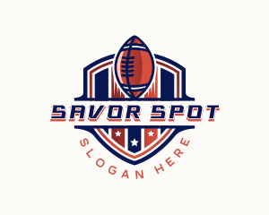 American Football Gridiron logo design