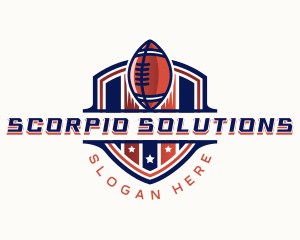 American Football Gridiron logo design