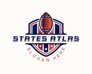 American Football Gridiron logo design