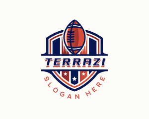 American Football Gridiron logo design