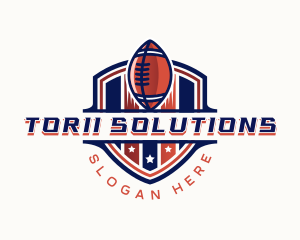 American Football Gridiron logo design