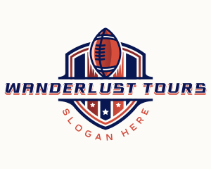 American Football Gridiron logo design