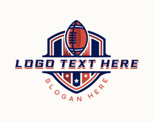 Player - American Football Gridiron logo design